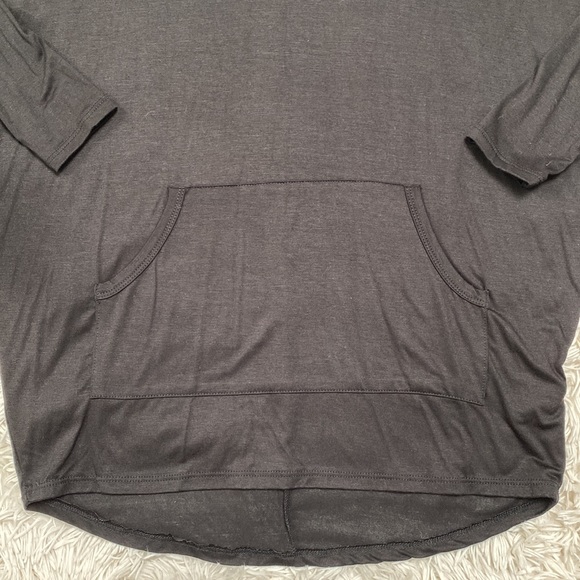 🎉HP🎉 Jenny Boston V-Neck 3/4 Sleeve Dolman Top 💗 Black - Picture 8 of 12